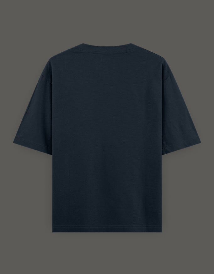 SkyBi Shirts Oversized T-Shirt 240 GSM Heavyweight Cotton - SkyBi Shirts