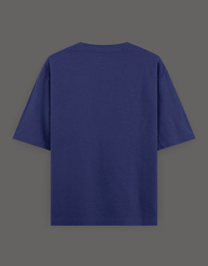 SkyBi Shirts Oversized Embroidery T-Shirt 240 GSM Heavyweight Cotton - SkyBi Shirts