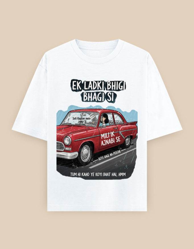 SkyBi Oversized Kishore Kumar Edition T-Shirt with Pure Heavyweight Cotton - SkyBi Shirts