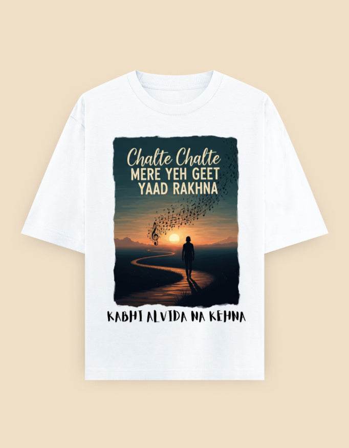 SkyBi Oversized Kishore Kumar Edition T-Shirt with Pure Heavyweight Cotton - SkyBi Shirts