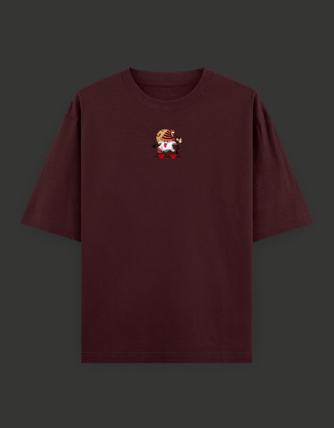 SkyBi Shirts Oversized T-Shirt 240 GSM Heavyweight Cotton - SkyBi Shirts