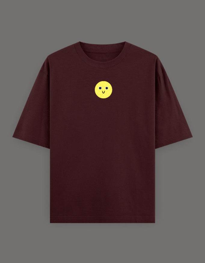 SkyBi Shirts Oversized Embroidery T-Shirt 240 GSM Heavyweight Cotton - SkyBi Shirts