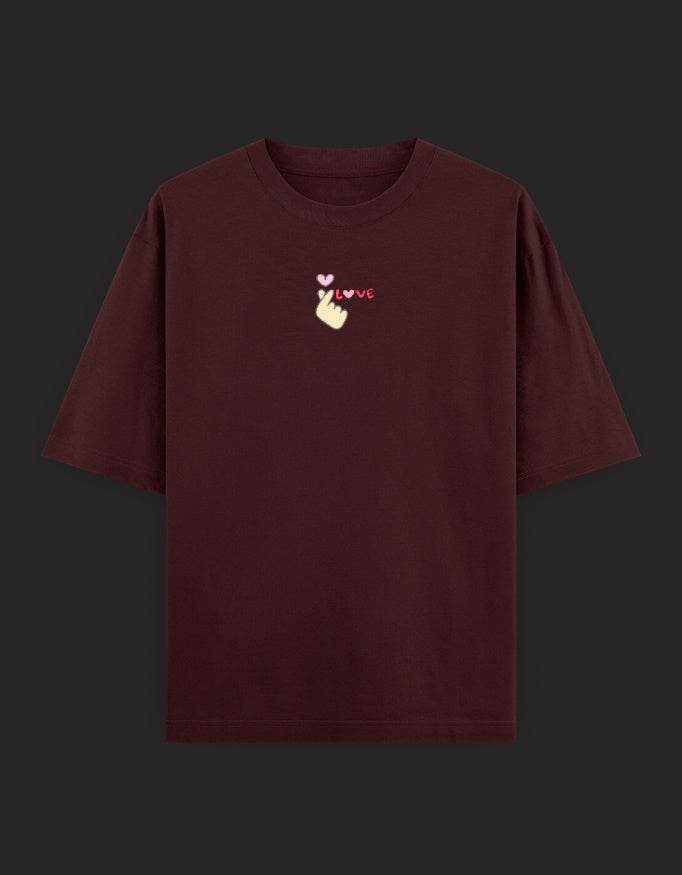 SkyBi Shirts Oversized Embroidery T-Shirt 240 GSM Heavyweight Cotton - SkyBi Shirts