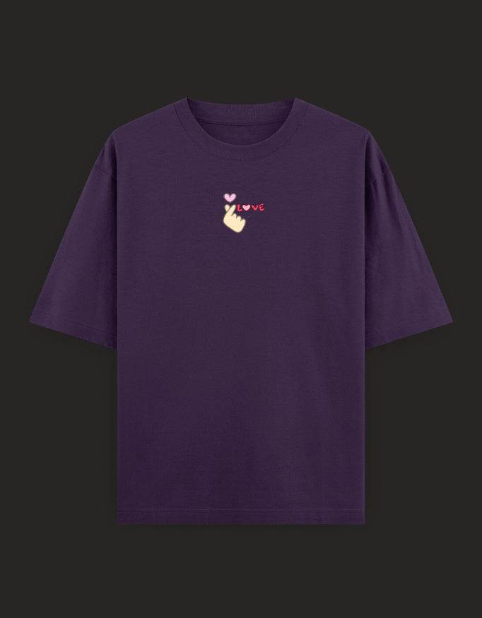 SkyBi Shirts Oversized Embroidery T-Shirt 240 GSM Heavyweight Cotton - SkyBi Shirts