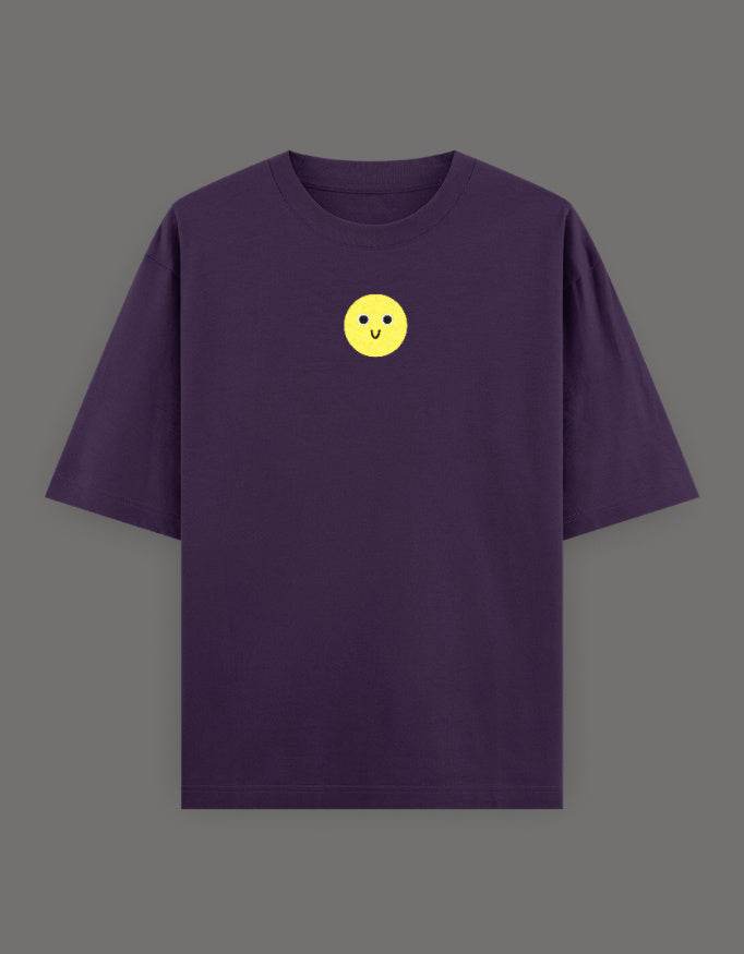 SkyBi Shirts Oversized Embroidery T-Shirt 240 GSM Heavyweight Cotton - SkyBi Shirts