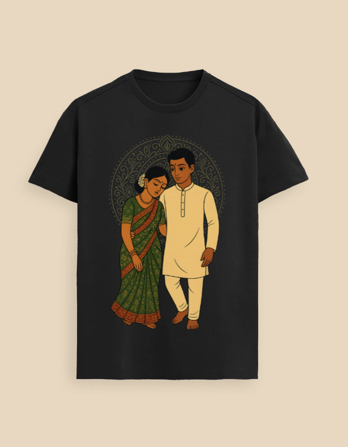 The Heritage Folk Fusion Unisex Tee โ Premium Supima Edition - SkyBi Shirts