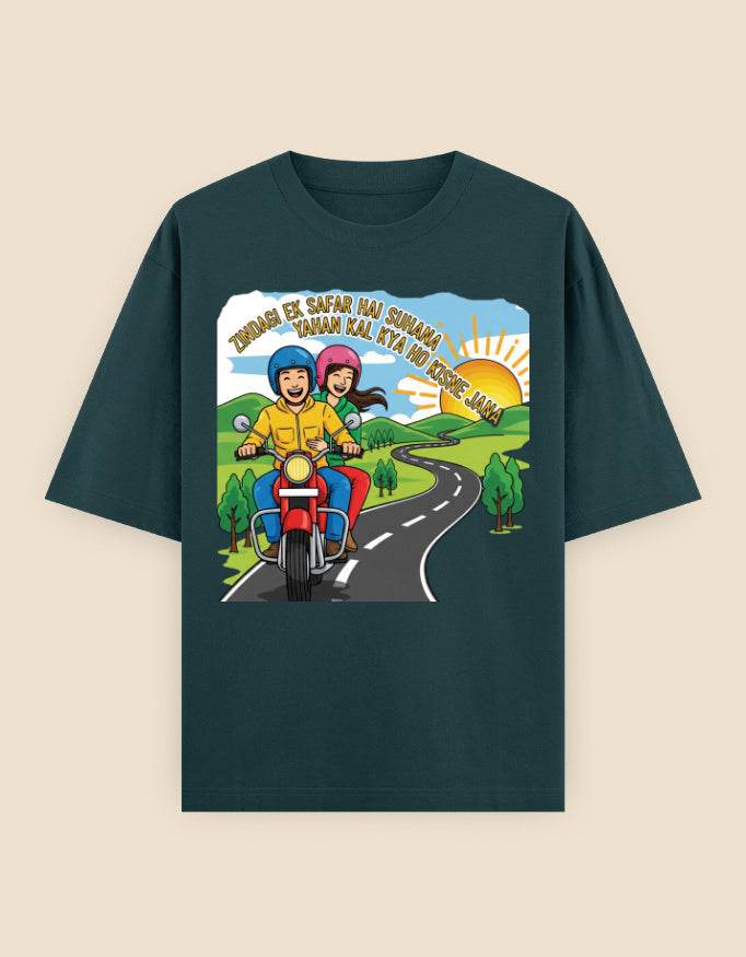 SkyBi Oversized Kishore Kumar Edition T-Shirt with Pure Heavyweight Cotton - SkyBi Shirts