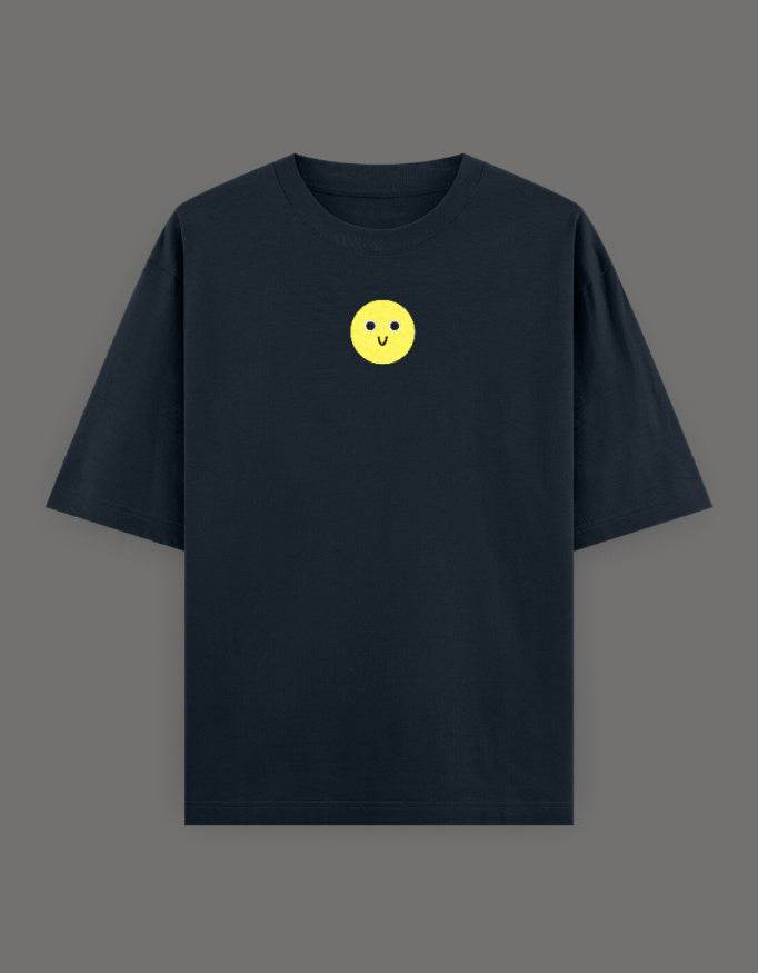 SkyBi Shirts Oversized Embroidery T-Shirt 240 GSM Heavyweight Cotton - SkyBi Shirts