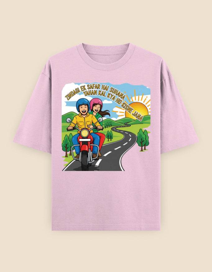 SkyBi Oversized Kishore Kumar Edition T-Shirt with Pure Heavyweight Cotton - SkyBi Shirts