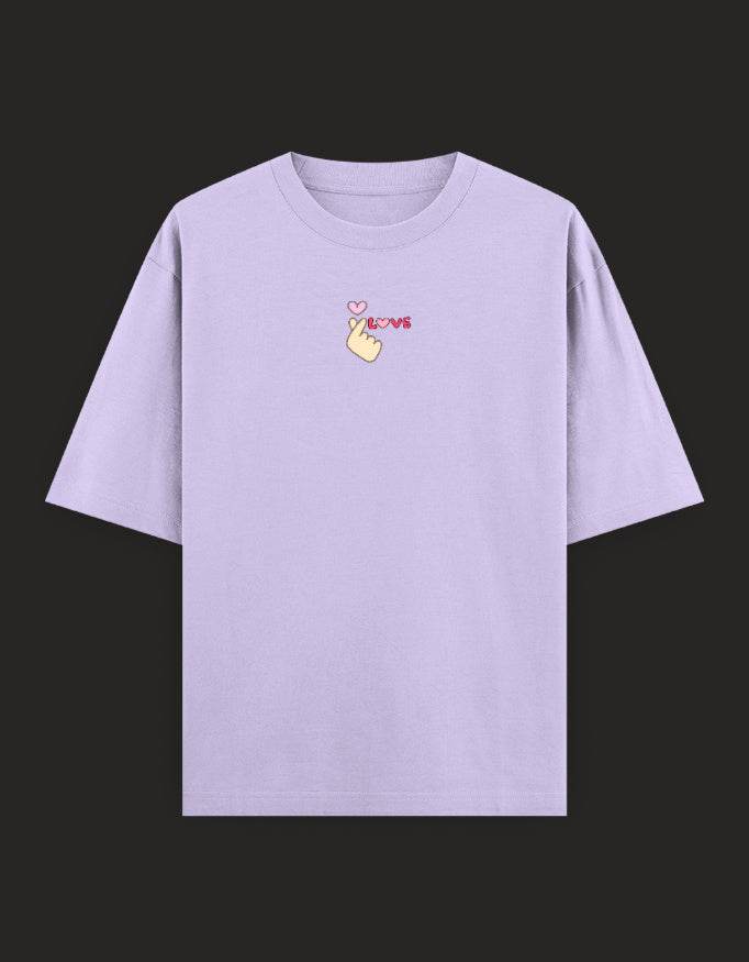 SkyBi Shirts Oversized Embroidery T-Shirt 240 GSM Heavyweight Cotton - SkyBi Shirts