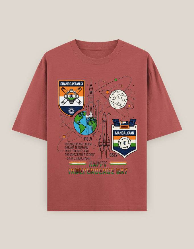 Independence Day '25 Oversized Tee | Tricolour Edition - SkyBi Shirts