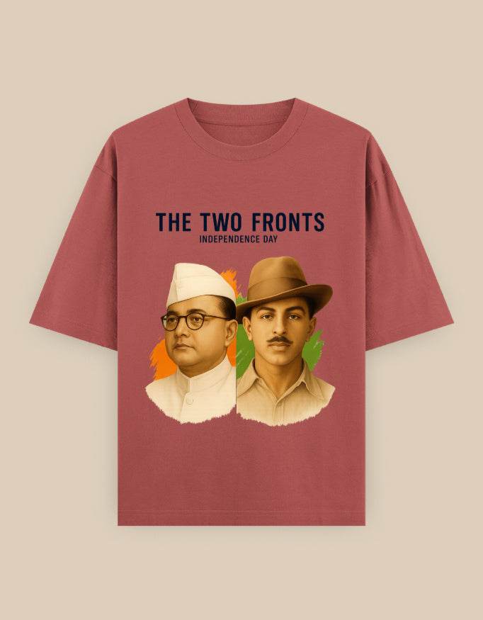 Independence Day '25 Oversized Tee | Tricolour Edition - SkyBi Shirts