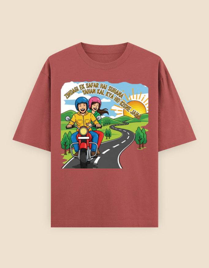 SkyBi Oversized Kishore Kumar Edition T-Shirt with Pure Heavyweight Cotton - SkyBi Shirts