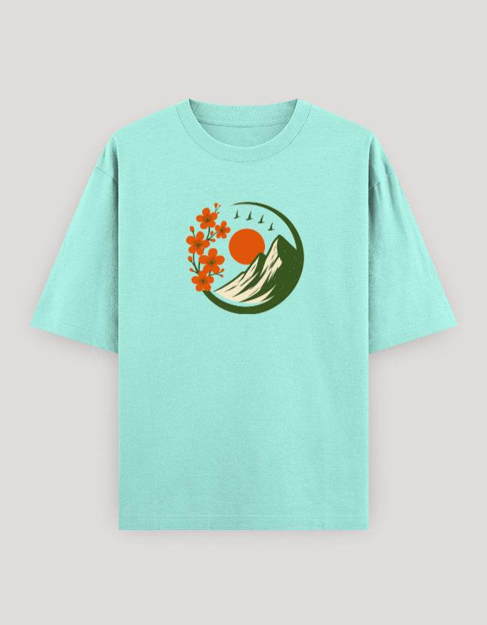 SkyBi Shirts Oversized Graphic T-Shirt for Men and Women - SkyBi Shirts