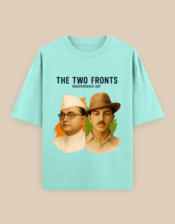 Independence Day '25 Oversized Tee | Tricolour Edition - SkyBi Shirts