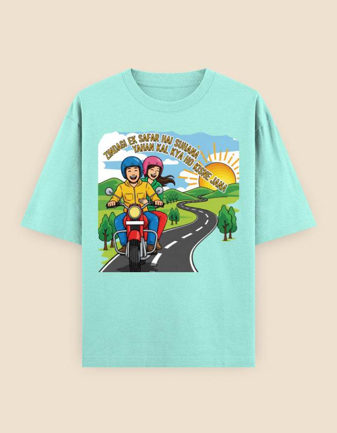 SkyBi Oversized Kishore Kumar Edition T-Shirt with Pure Heavyweight Cotton - SkyBi Shirts