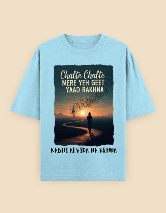 SkyBi Oversized Kishore Kumar Edition T-Shirt with Pure Heavyweight Cotton - SkyBi Shirts
