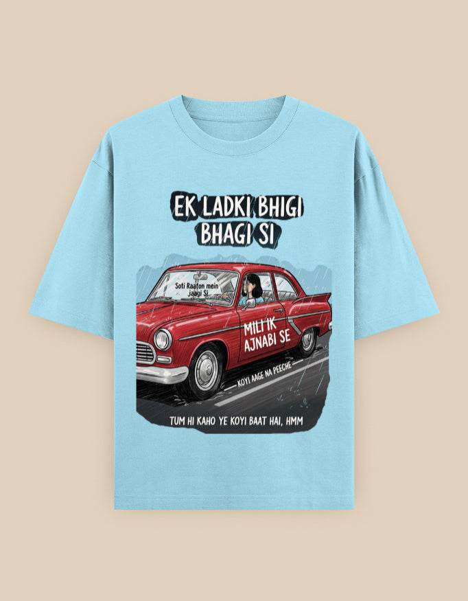 SkyBi Oversized Kishore Kumar Edition T-Shirt with Pure Heavyweight Cotton - SkyBi Shirts