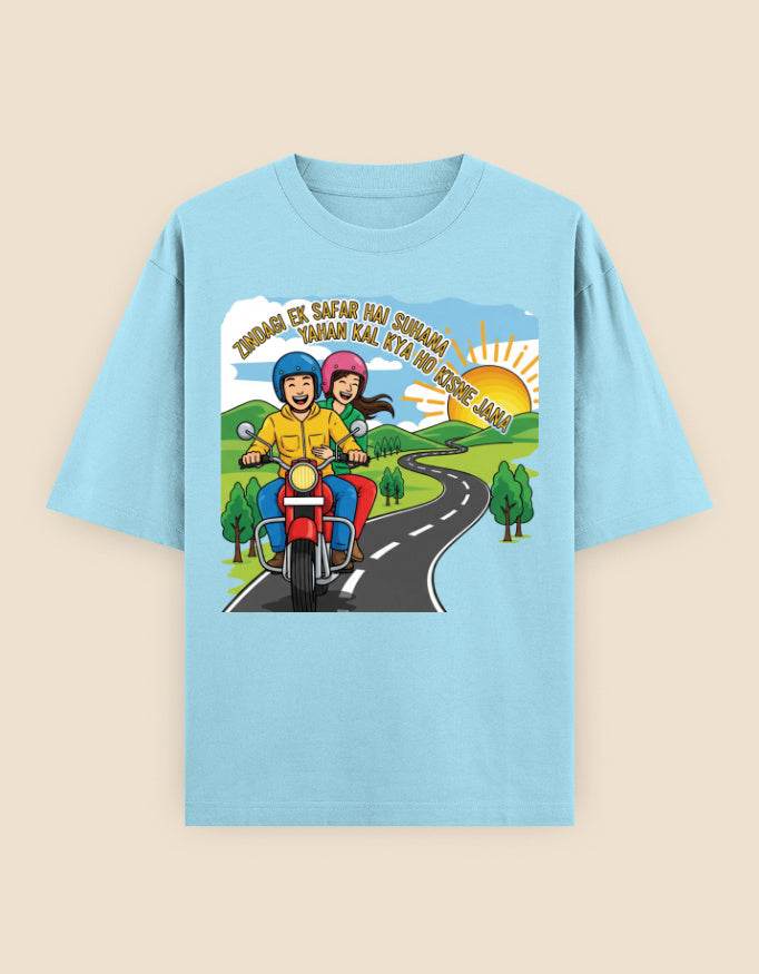 SkyBi Oversized Kishore Kumar Edition T-Shirt with Pure Heavyweight Cotton - SkyBi Shirts