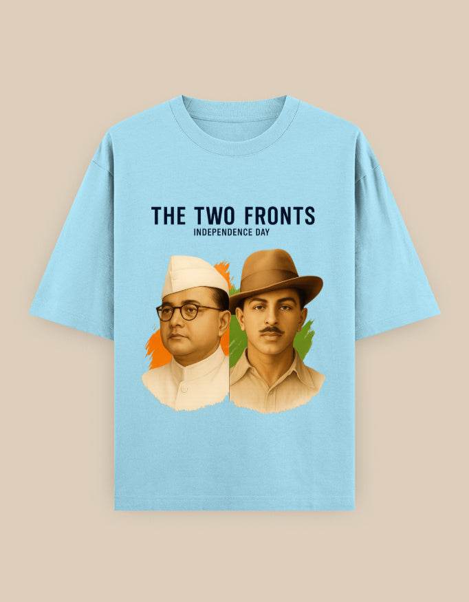 Independence Day '25 Oversized Tee | Tricolour Edition - SkyBi Shirts