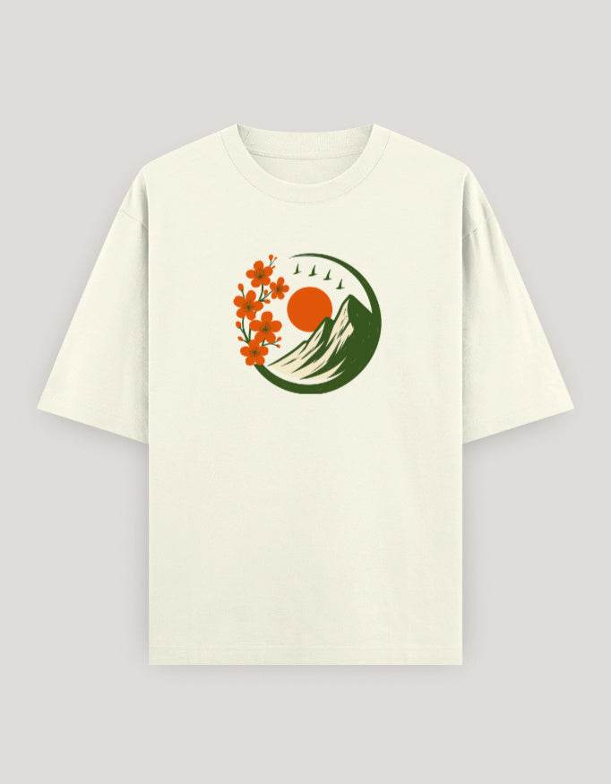 SkyBi Shirts Oversized Graphic T-Shirt for Men and Women - SkyBi Shirts