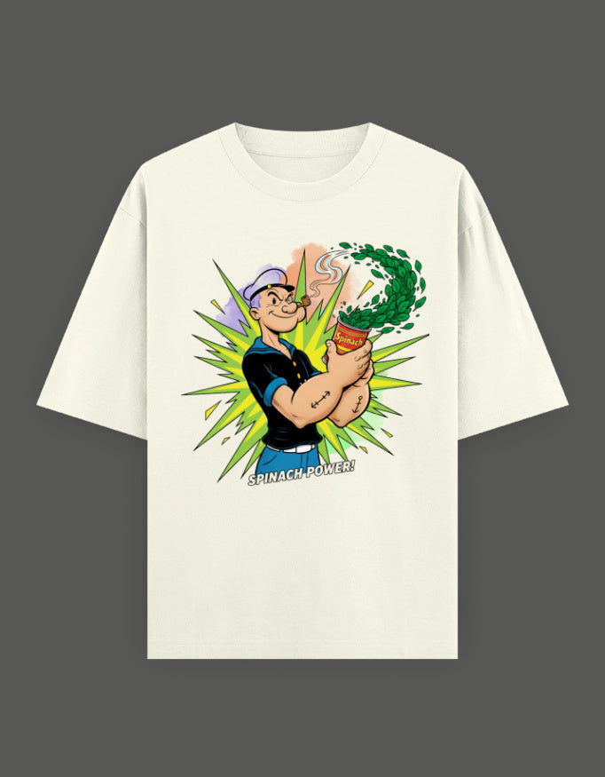 SkyBi Shirts Oversized T-Shirt 240 GSM Heavyweight Cotton - SkyBi Shirts
