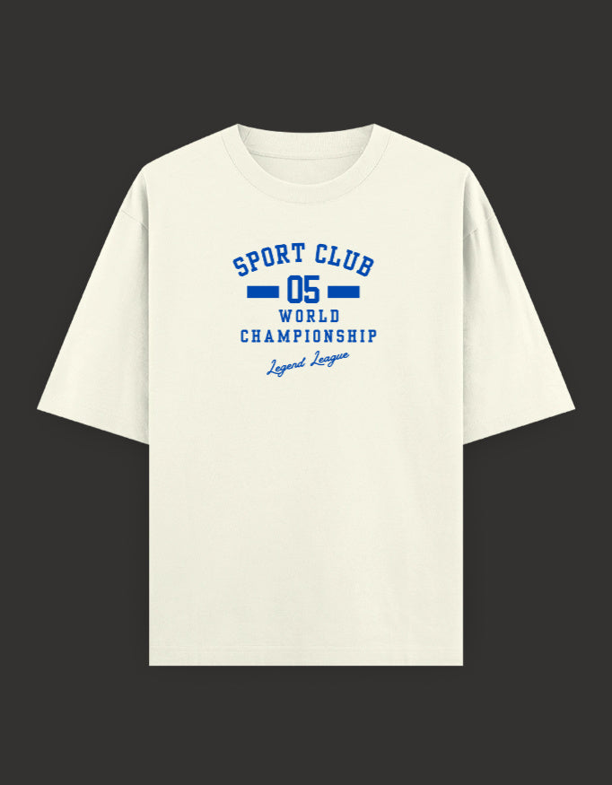 SkyBi Shirts Oversized T-Shirt 240 GSM Heavyweight Cotton - SkyBi Shirts