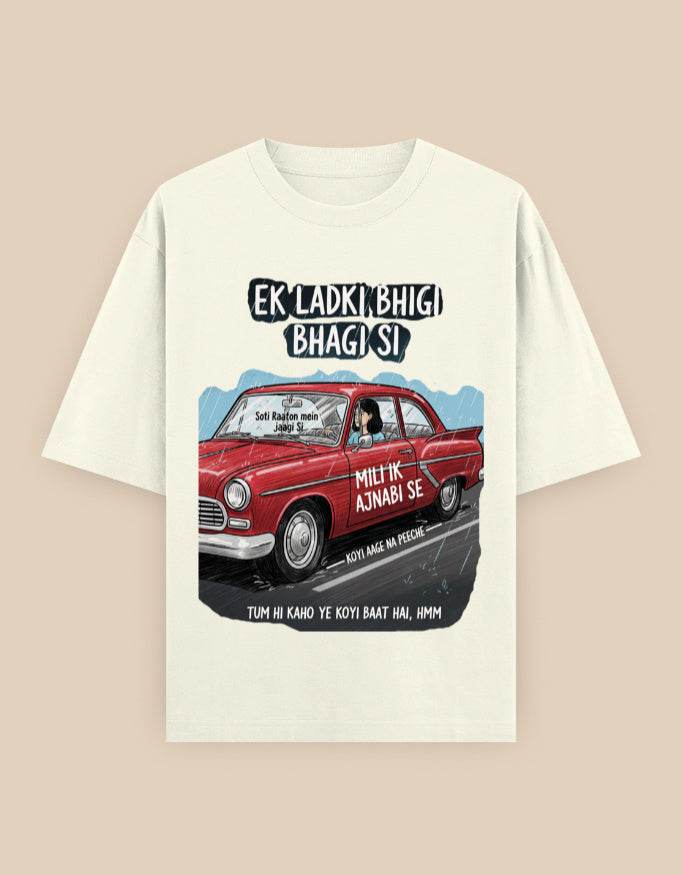 SkyBi Oversized Kishore Kumar Edition T-Shirt with Pure Heavyweight Cotton - SkyBi Shirts