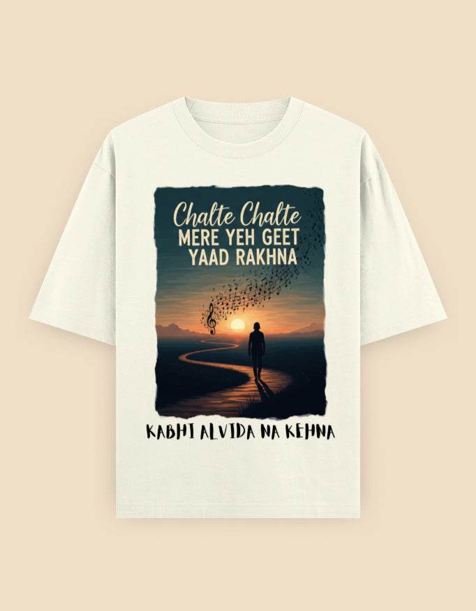 SkyBi Oversized Kishore Kumar Edition T-Shirt with Pure Heavyweight Cotton - SkyBi Shirts