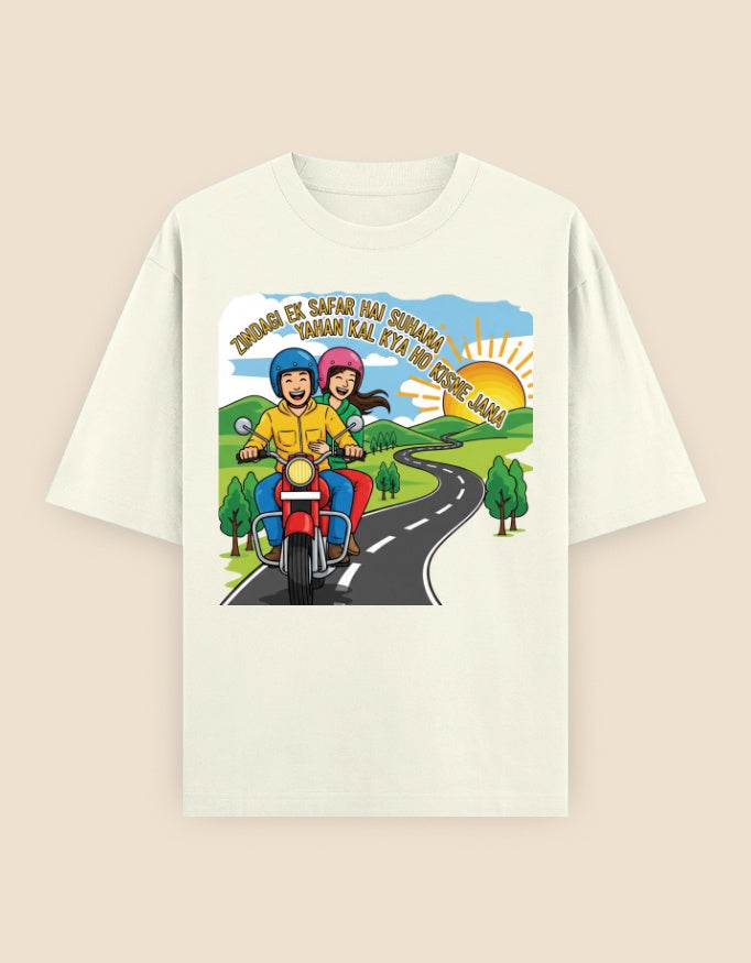 SkyBi Oversized Kishore Kumar Edition T-Shirt with Pure Heavyweight Cotton - SkyBi Shirts