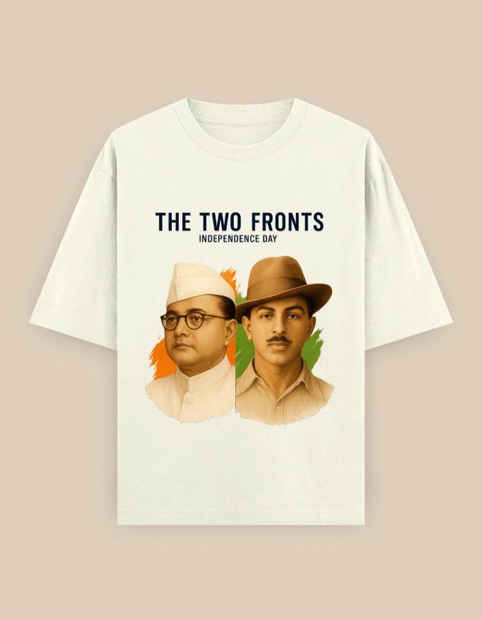 Independence Day '25 Oversized Tee | Tricolour Edition - SkyBi Shirts