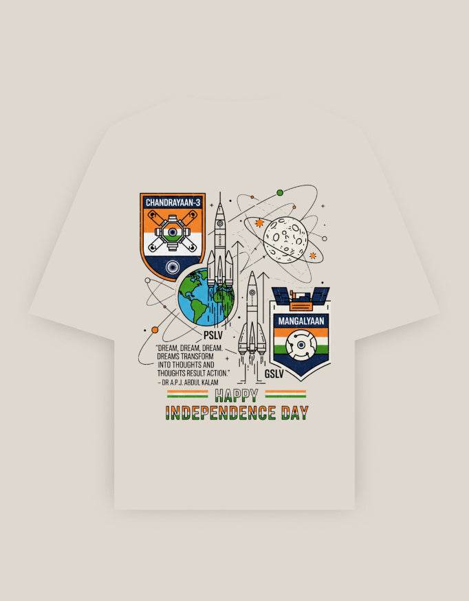 Independence Day '25 Oversized Tee | Tricolour Edition - SkyBi Shirts