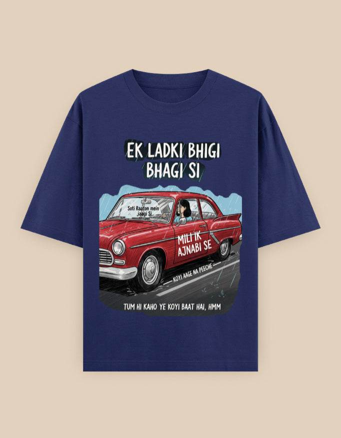 SkyBi Oversized Kishore Kumar Edition T-Shirt with Pure Heavyweight Cotton - SkyBi Shirts