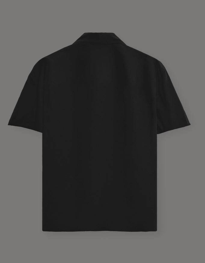 SkyBi Shirts Black Oversized Unisex Shirt Premium Cotton - SkyBi Shirts