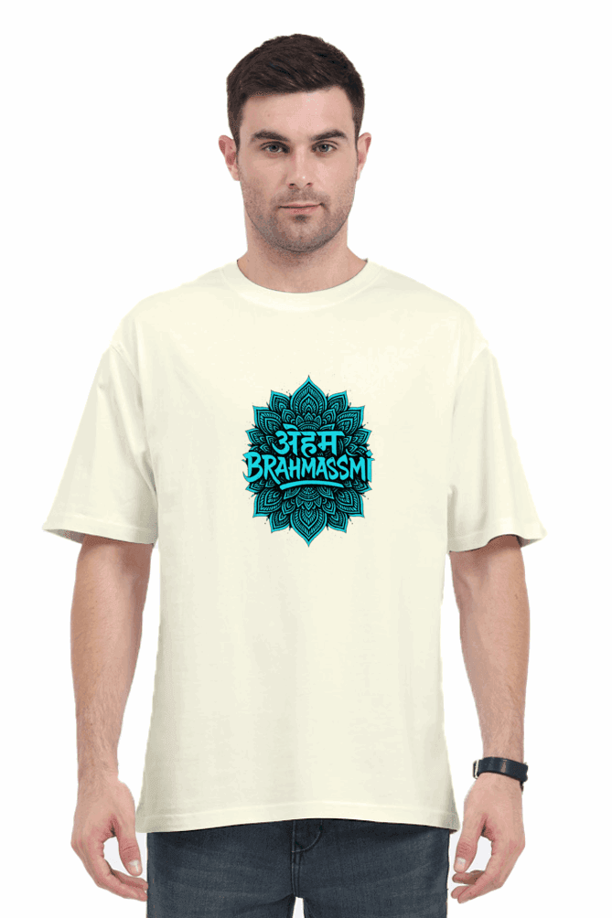 SkyBi Shirts Brahmasmi Oversized T-Shirt 240 GSM Heavyweight Cotton - SkyBi Shirts