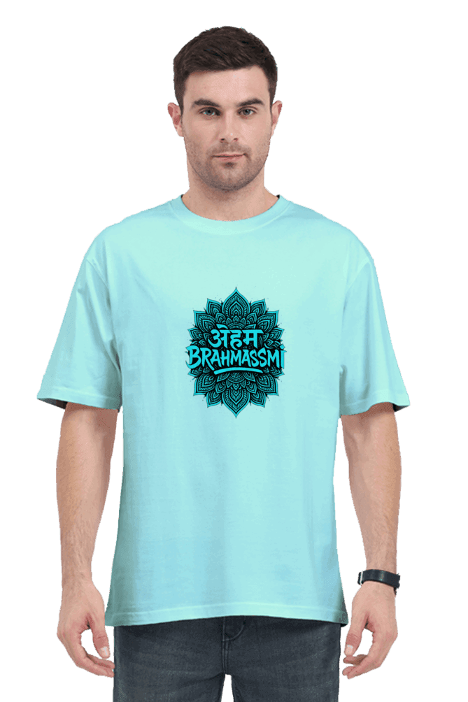 SkyBi Shirts Brahmasmi Oversized T-Shirt 240 GSM Heavyweight Cotton - SkyBi Shirts