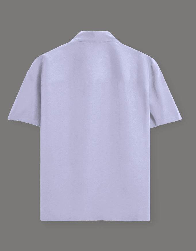 SkyBi Shirts Lavender Oversized Shirt Unisex Cotton Tee - SkyBi Shirts