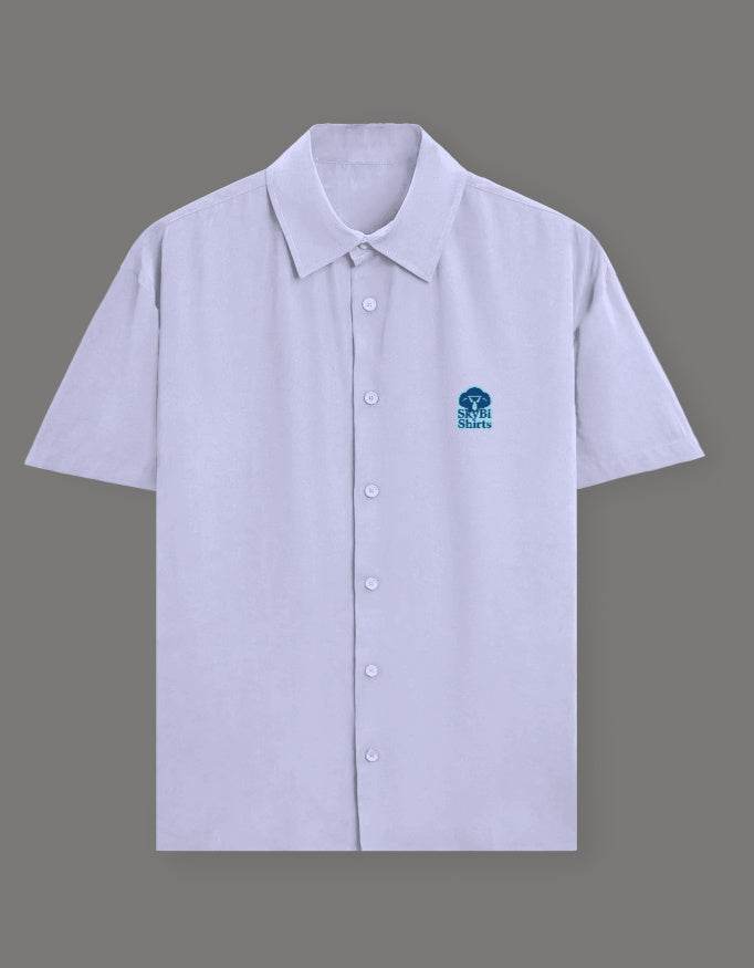 SkyBi Shirts Lavender Oversized Shirt Unisex Cotton Tee - SkyBi Shirts