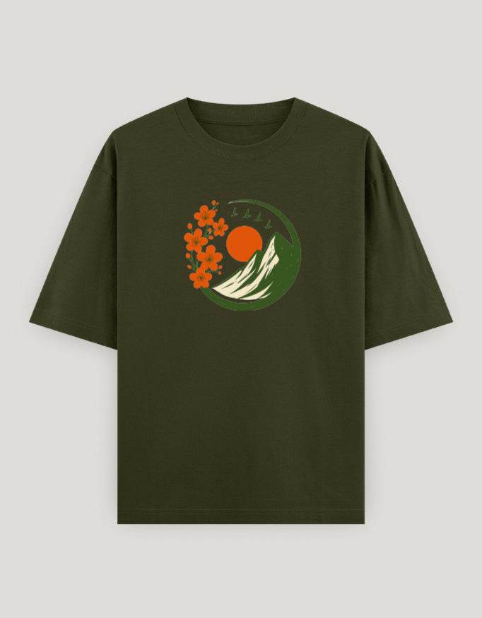 SkyBi Shirts Oversized Graphic T-Shirt for Men and Women - SkyBi Shirts