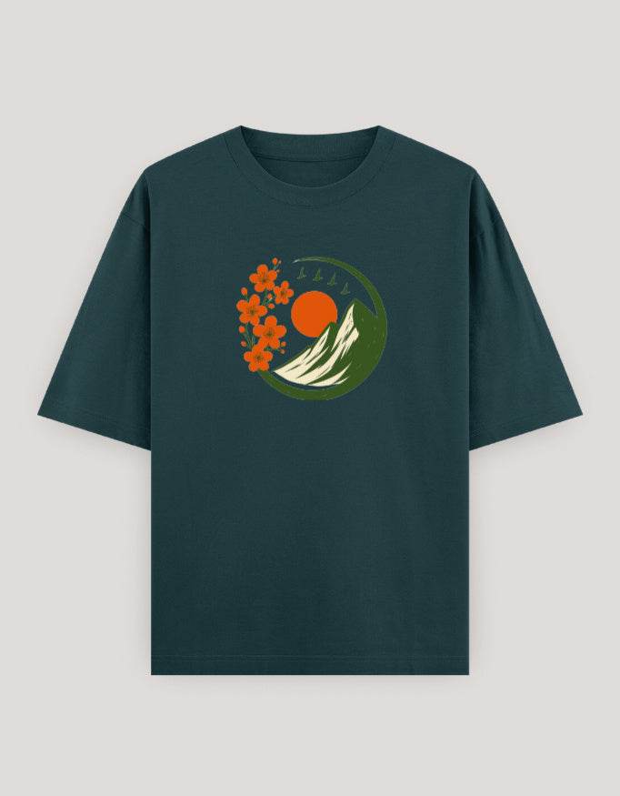 SkyBi Shirts Oversized Graphic T-Shirt for Men and Women - SkyBi Shirts