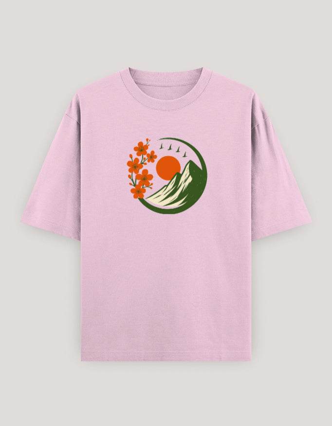 SkyBi Shirts Oversized Graphic T-Shirt for Men and Women - SkyBi Shirts