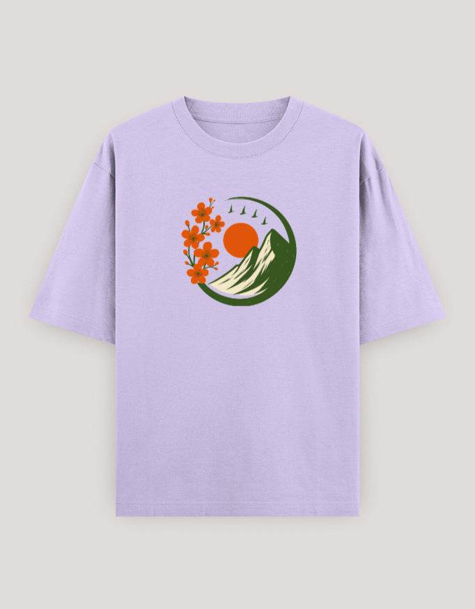 SkyBi Shirts Oversized Graphic T-Shirt for Men and Women - SkyBi Shirts