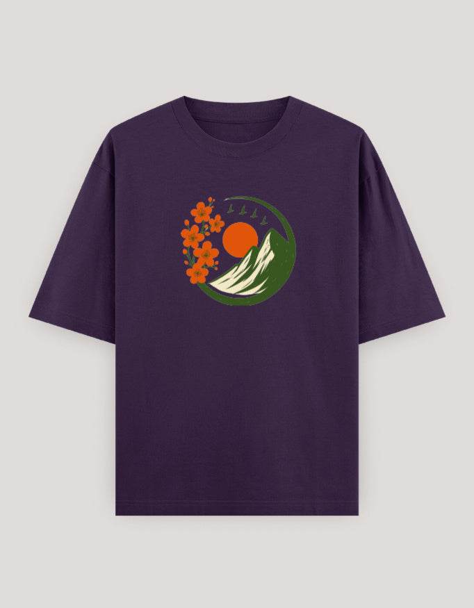 SkyBi Shirts Oversized Graphic T-Shirt for Men and Women - SkyBi Shirts