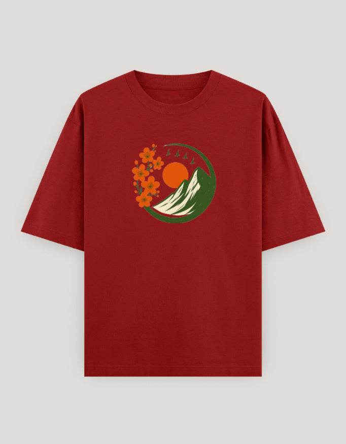 SkyBi Shirts Oversized Graphic T-Shirt for Men and Women - SkyBi Shirts