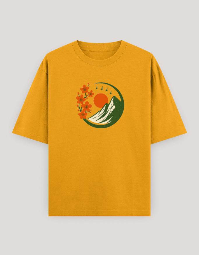 SkyBi Shirts Oversized Graphic T-Shirt for Men and Women - SkyBi Shirts