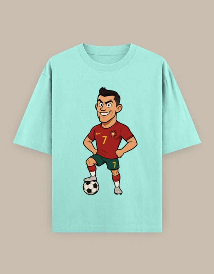 SkyBi Shirts Oversized T-Shirt 240 GSM Heavyweight Cotton - SkyBi Shirts