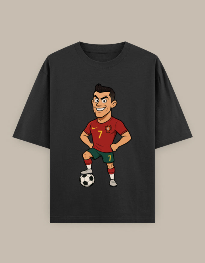 SkyBi Shirts Oversized T-Shirt 240 GSM Heavyweight Cotton - SkyBi Shirts