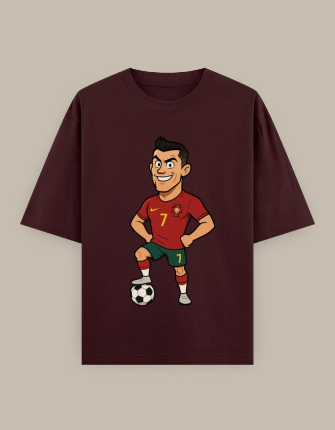 SkyBi Shirts Oversized T-Shirt 240 GSM Heavyweight Cotton - SkyBi Shirts