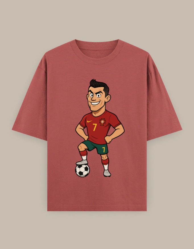 SkyBi Shirts Oversized T-Shirt 240 GSM Heavyweight Cotton - SkyBi Shirts