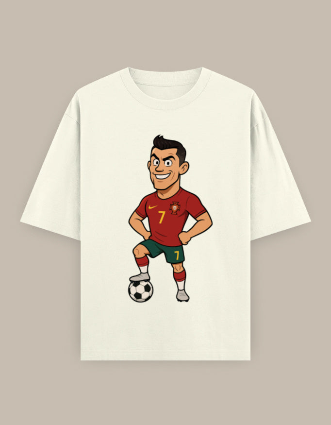 SkyBi Shirts Oversized T-Shirt 240 GSM Heavyweight Cotton - SkyBi Shirts